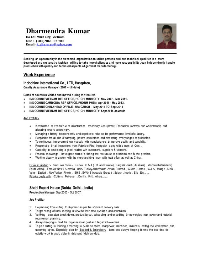 resume dox