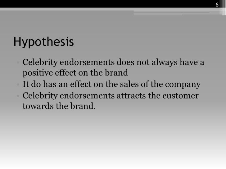 critically evaluate effect of celebrity endorsement Ebscohost serves thousands of libraries with premium essays, articles and other content including the effects of endorsement strength and celebrity-product match on the evaluation of a sports-related product: the role of product involvement. critically evaluate effect of celebrity endorsement Ebscohost serves thousands of libraries with premium essays, articles and other content including the effects of endorsement strength and celebrity-product match on the evaluation of a sports-related product: the role of product involvement.