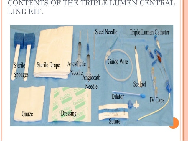 ij triple lumen central line