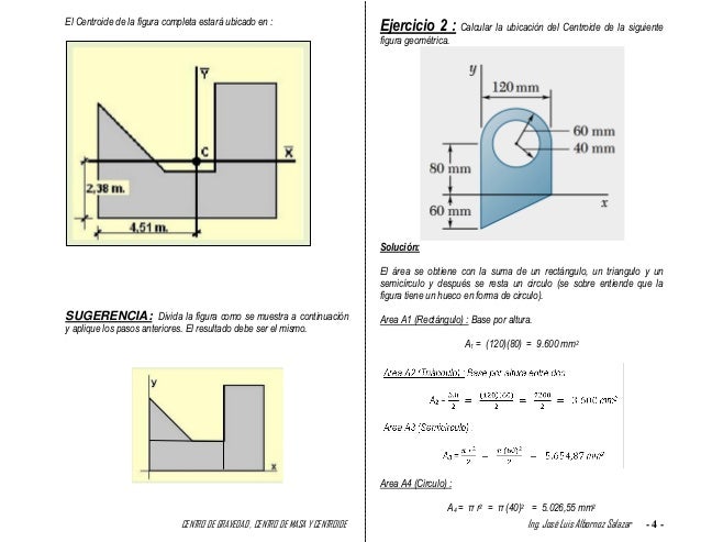 Centro gravedad-centroide