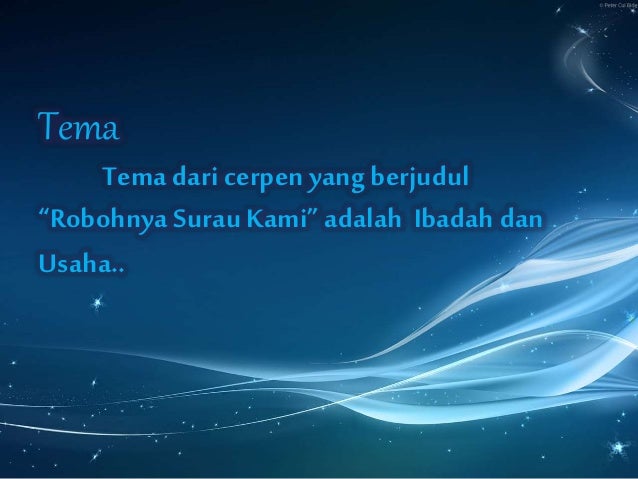 Kelompok Cerpen "Robohnya Surau Kami"