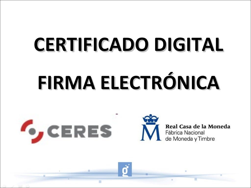 Presentacion Taller Certificado digital guadalinfo