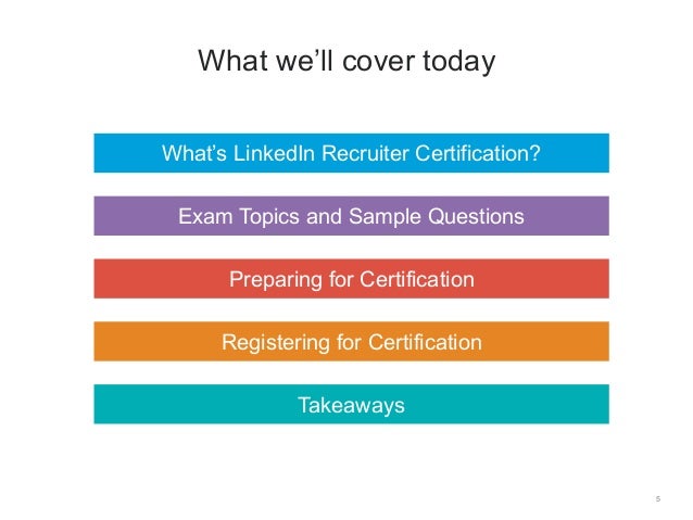 Linkedin recruiter certification sample test