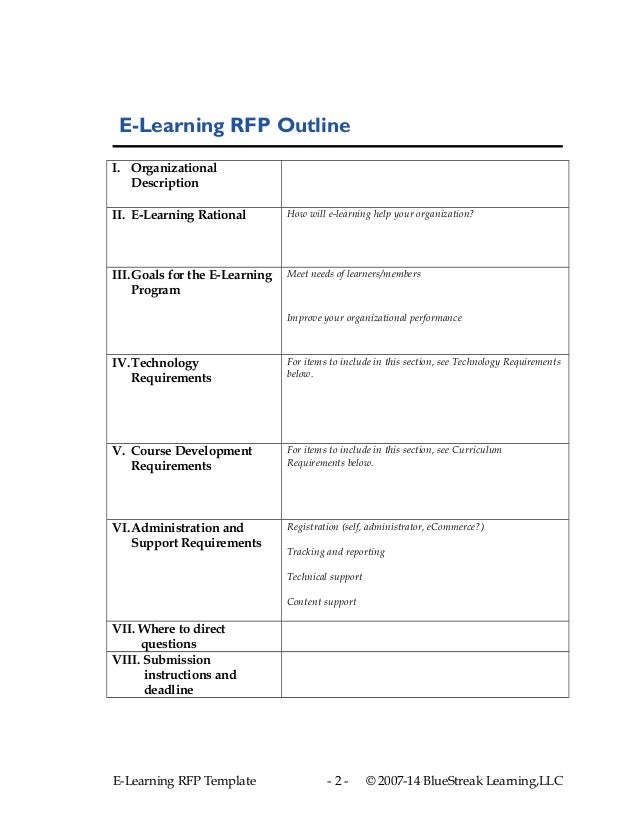 E Learning Strategy Template cets 2014 devries elearning strategy rfp template
