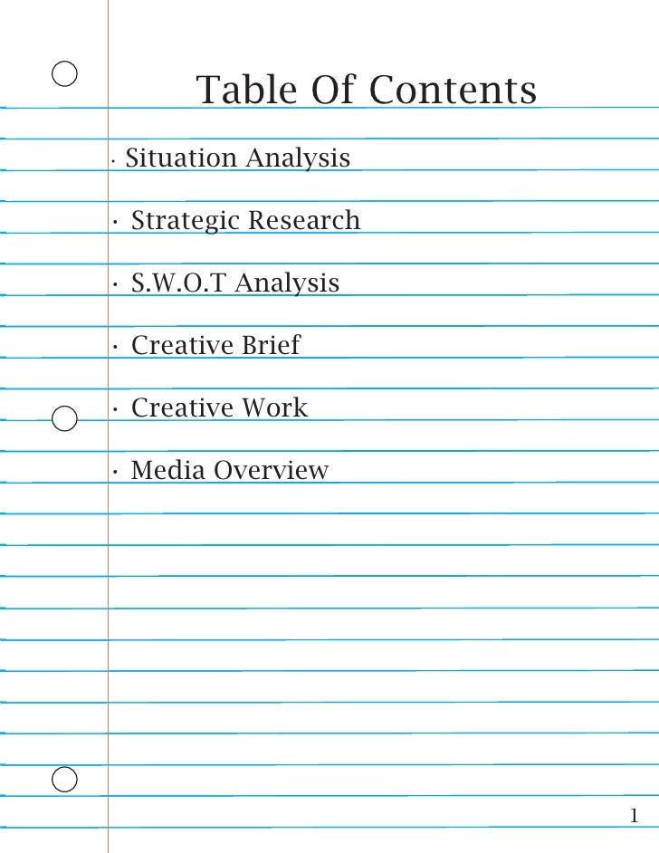 advertising campaign outline