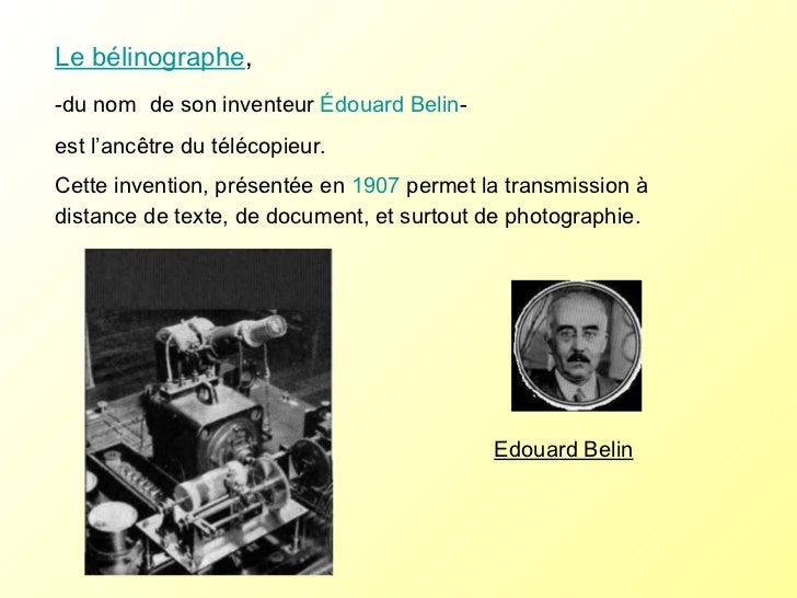 Les Inventions Du 19ème Siècle Et Leurs Inventeurs