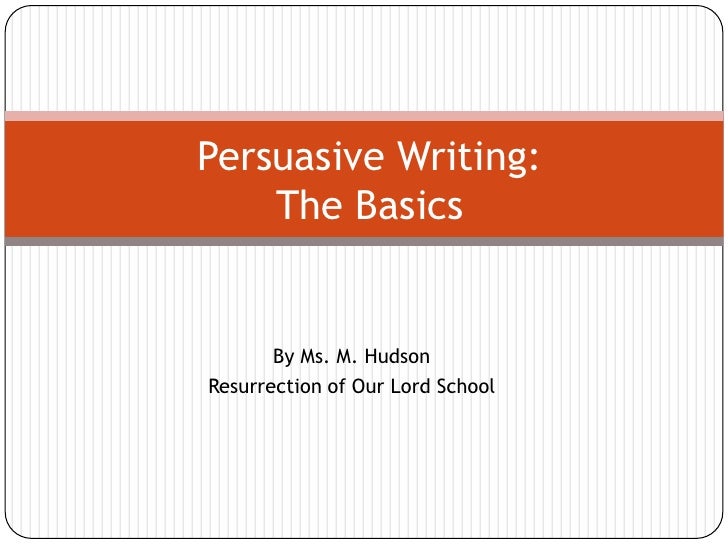 Persuasive Essay About School