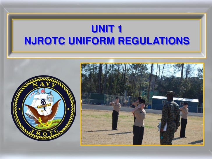 NS1 1.0 NJROTC Uniform Regulations