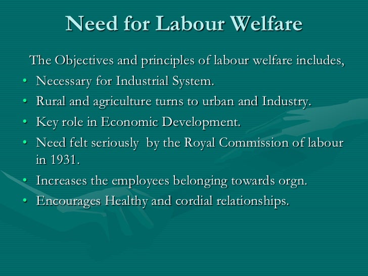 principle on employee welfare principle on employee welfare