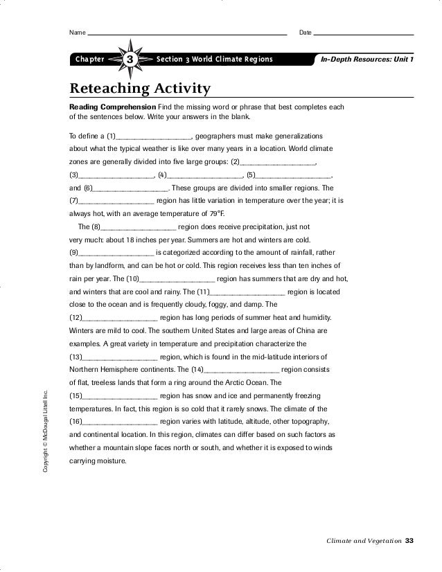 Printables Climate Zones Worksheet world climate zones worksheet abitlikethis map ch 3 section worksheet