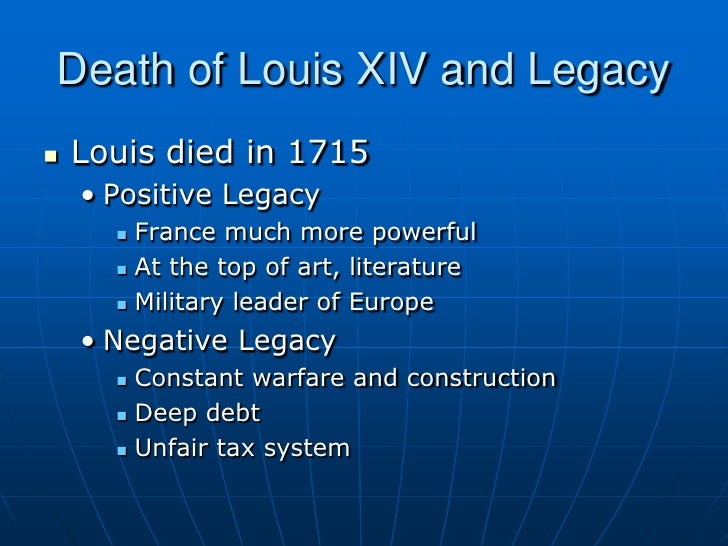 Louis XIV - Absolutism, War, Legacy