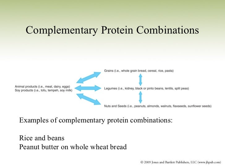 complementary proteins examples