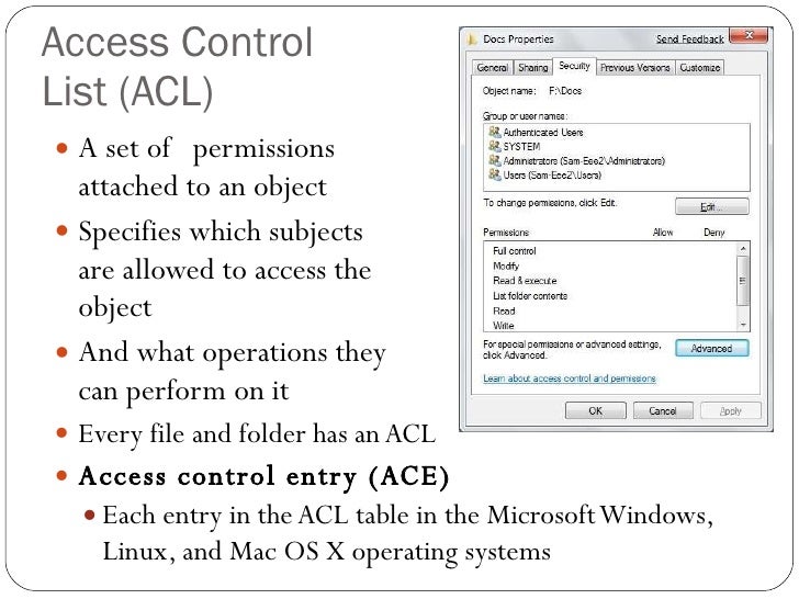 Ch07 Access Control Fundamentals
