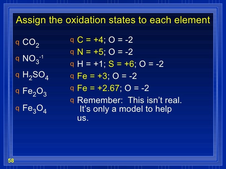 assign oxidation states assign oxidation states