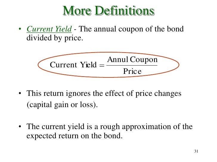 Expected bond price with changing yields and coupons