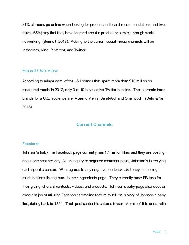IMC 641: Social Media & Marketing Class Final Project (Johnson ... IMC 641: Social Media & Marketing Class Final Project (Johnson ...
