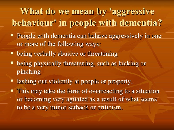 Challenging. Behaviour