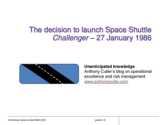 nasa challenger disaster case study nasa challenger disaster case study