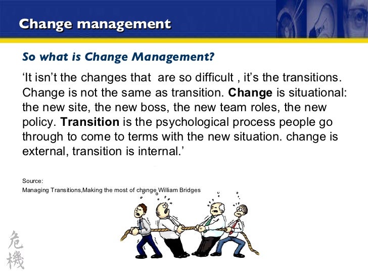 Change transition management.....