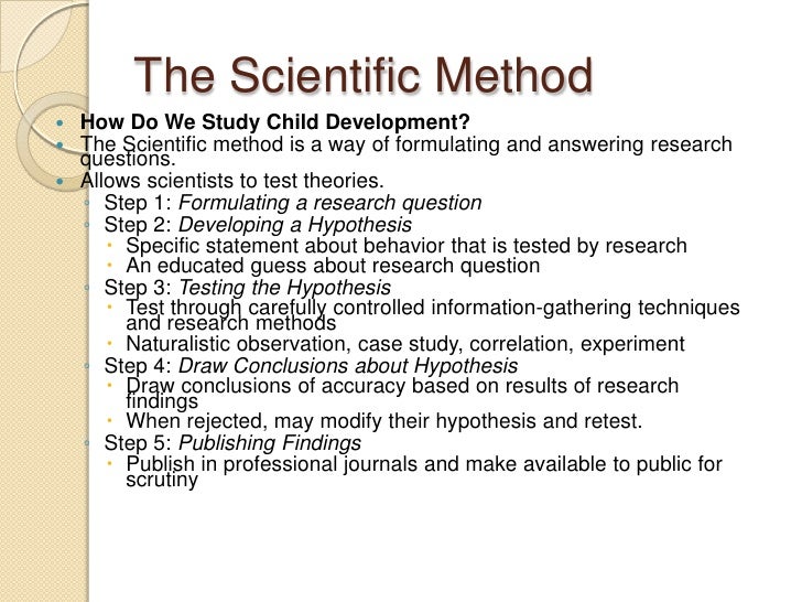 Essay on scientific development