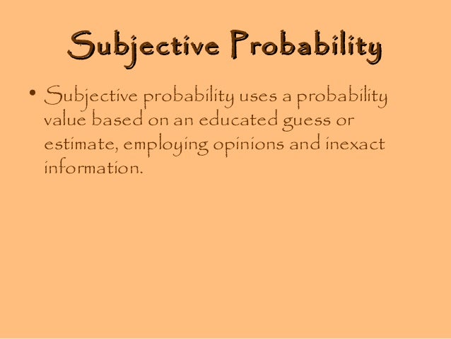 what is the difference between empirical theoretical and subjective probability