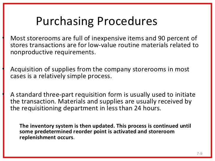 PURCHASING PROCEDURES, E-PROCUREMENT, AND SYSTEM 