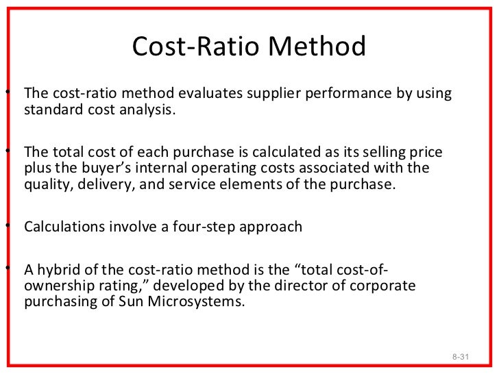SUPPLIER SELECTION AND EVALUATION