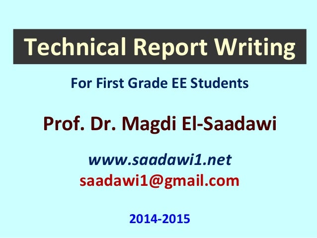 Technical Report Writing Exles Ppt presentation of chapter 01 technical writing Technical Report Writing Exles Ppt presentation of chapter 01 technical writing