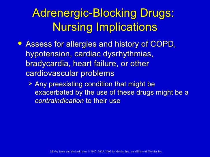 AdrenergicBlocking Drugs