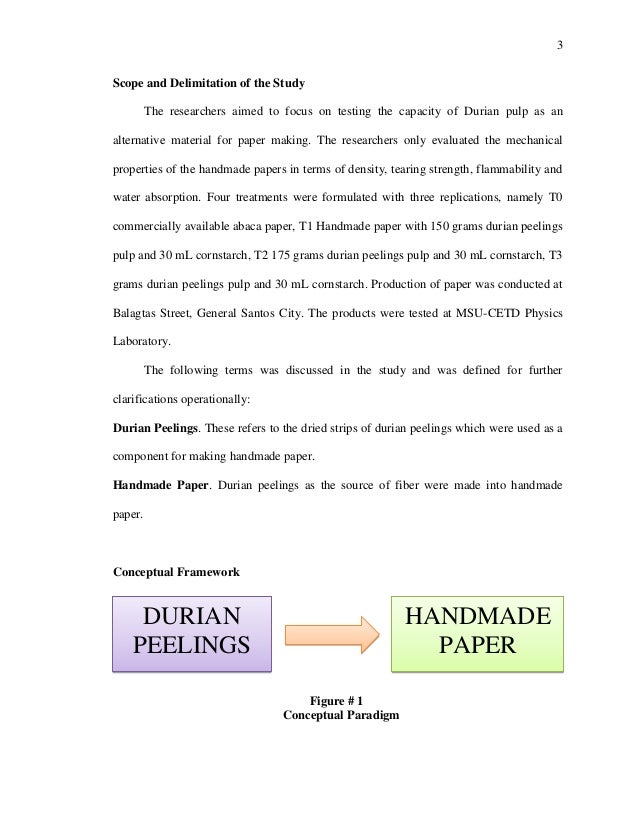 Thesis chapter 1 scope and delimitation