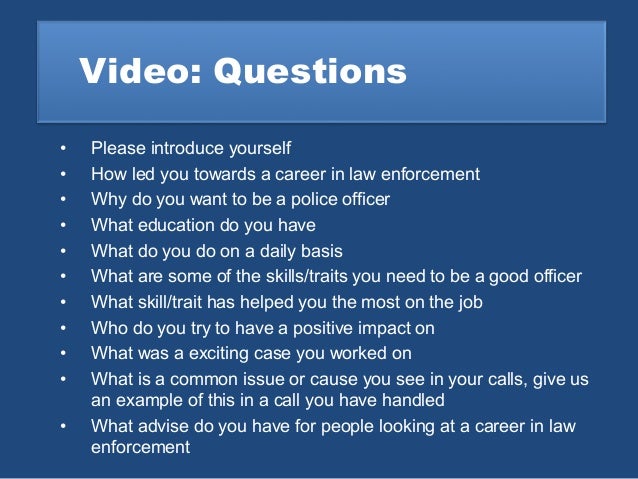 Why i want to become a police officer essay