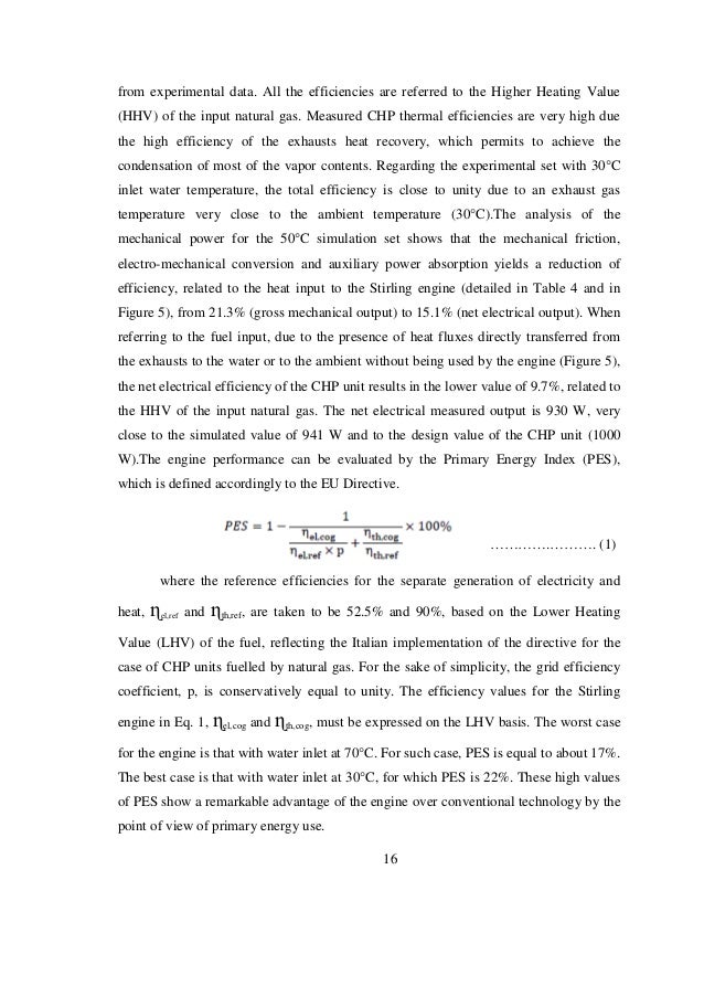 EXPERIMENTAL AND NUMERICAL STUDY OF A MICRO-COGENERATION STIRLING ENG⦠EXPERIMENTAL AND NUMERICAL STUDY OF A MICRO-COGENERATION STIRLING ENGâ¦