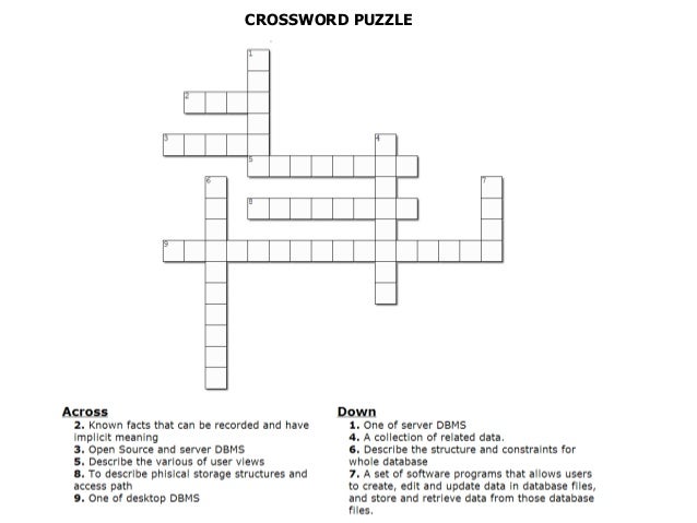 Economic terms crossword puzzle