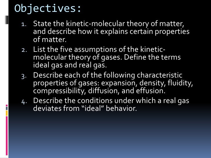 Sparknotes: kinetic molecular theory: the kinetic 