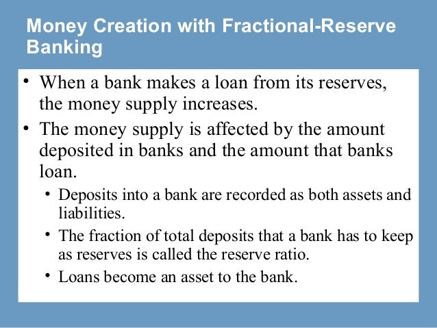 when a bank makes a loan the money supply quizlet