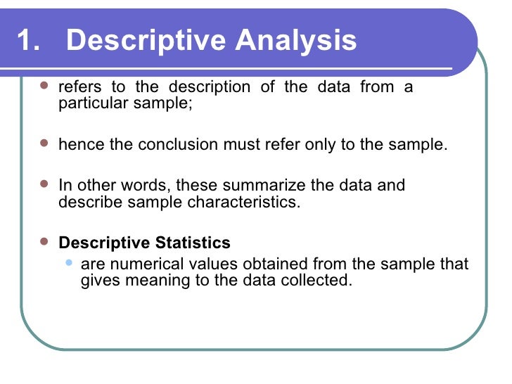 How to write findings and analysis in research