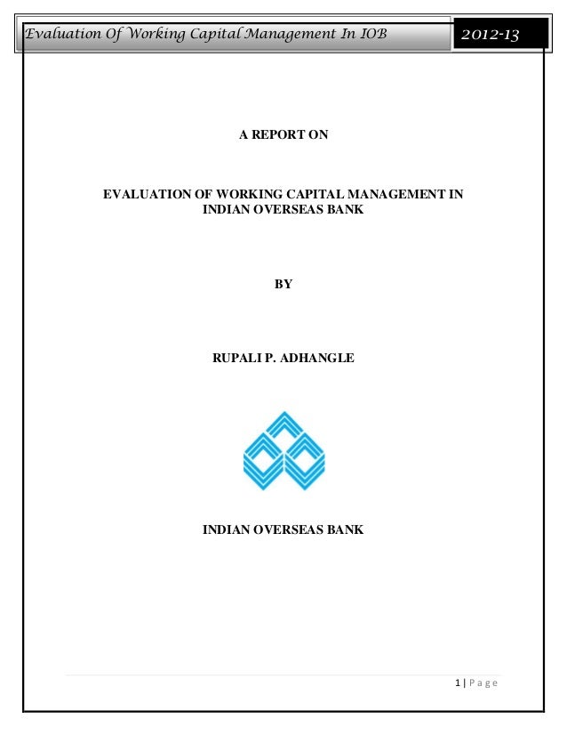 Phd thesis in banking in india