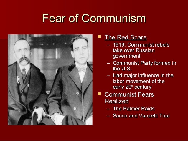 the communist actions of sacco and vanzetti During the 20th century, a number of trials have excited widespread public interest one of the first cause celebrities was the case of nicola sacco, a 32-year-old shoemaker, and bartolomeo vanzetti, a 29-year-old fish peddler, who were accused of double murder. the communist actions of sacco and vanzetti During the 20th century, a number of trials have excited widespread public interest one of the first cause celebrities was the case of nicola sacco, a 32-year-old shoemaker, and bartolomeo vanzetti, a 29-year-old fish peddler, who were accused of double murder.