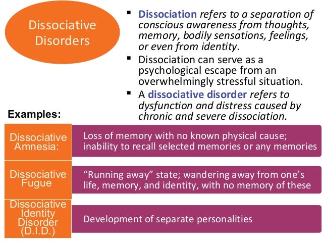 the connection between child abuse and dissociative identity disorder Dissociation is one of the many defense mechanisms the brain can use to cope with the trauma of sexual post-traumatic stress disorder after a traumatic event. the connection between child abuse and dissociative identity disorder Dissociation is one of the many defense mechanisms the brain can use to cope with the trauma of sexual post-traumatic stress disorder after a traumatic event.