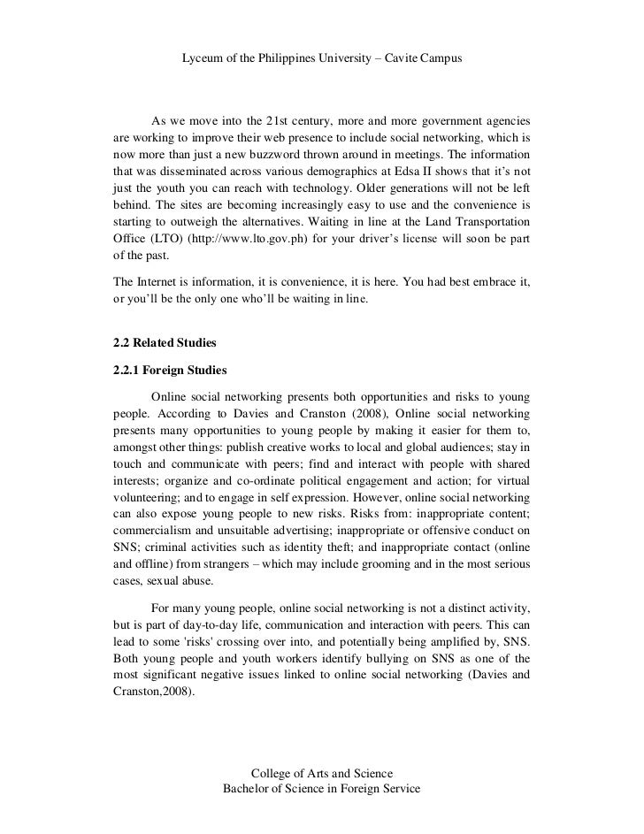 Local studies in thesis philippines