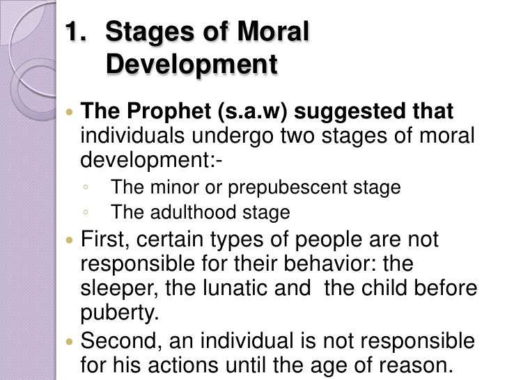 Islamic values and moral development