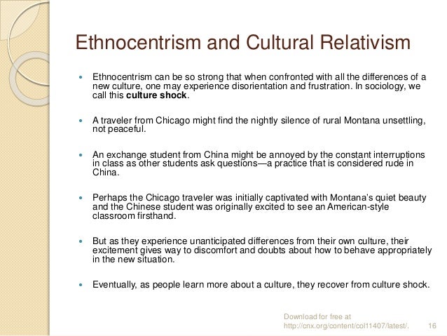 ethnocentrism and cultural relativity essay ethnocentrism and cultural relativity essay