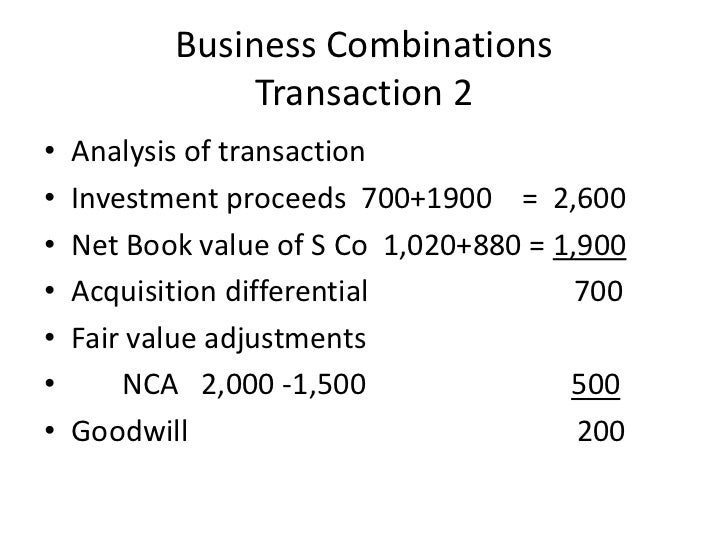 Chapter 3 business combinations