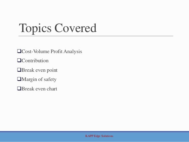 cost volume profit analysis essays cost volume profit analysis essays