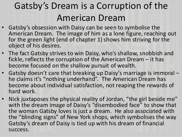 Theme Of Moral Corruption In The Great Gatsby