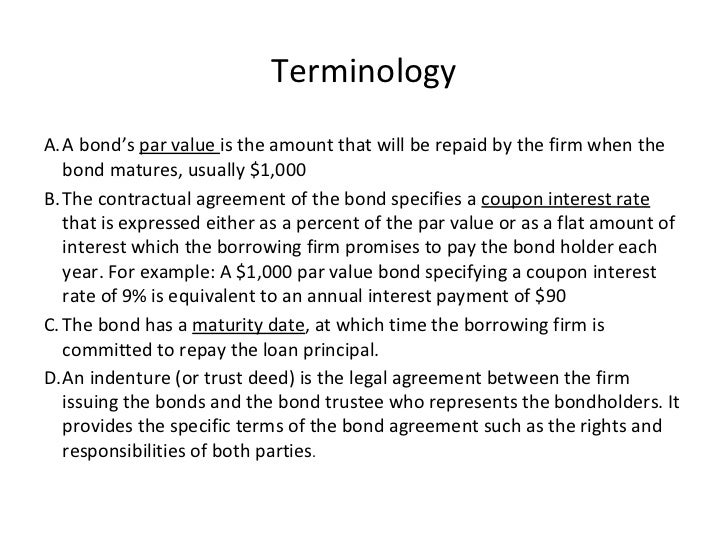 bond and value bond and value