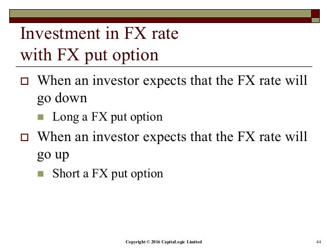 Fx options forward premium