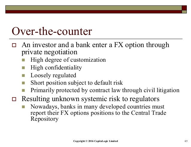 Fx options netting