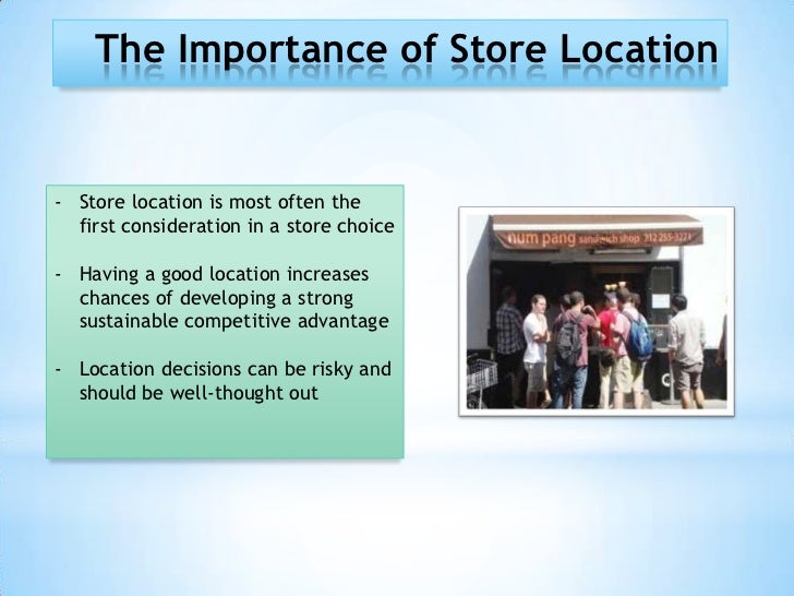Location Is Not Important For A Business Chapter 7 retail locations ppt
