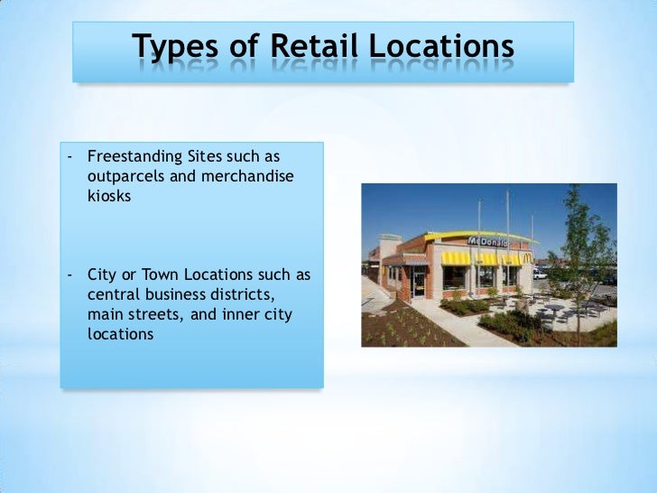 Chapter 7 retail locations ppt